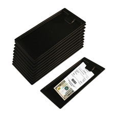 17Pack Black Check Holders, Check Presenters for Restaurants, Guest Check Holder