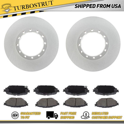 Rear OE Brake Rotors Brake Pads For 2012-2014 Mitsubishi Fuso Canter FE125