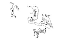 Mercedes-Benz Genuine Electrical Wiring Harness Front Right Fits S-Class