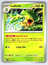 Ludicolo 007/094 Uncommon Phantasmal Flames Pokemon Heavily Played
