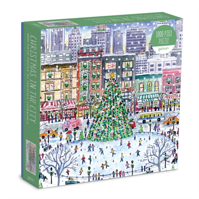 Michael Storrings Christmas in the City 1000 Piece Puzzle by Galison (Jigsaw)