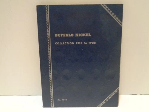 Whitman Buffalo Nickel Collection 1913-1938.  22 Coins incl Rare 1913 Coins.