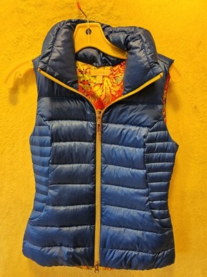Lilly Pulitzer Allie Packable Puffer Vest Brewster Blue $198 Down SZ XS PERFECT