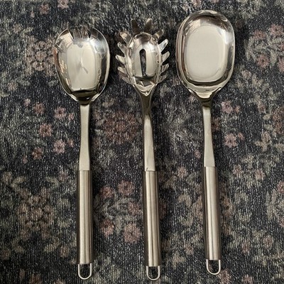 Set Of 3 Dansk Stainless Steel Kitchen Utensils 