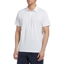 Prince Match Mesh Tennis Polo, XXL, White