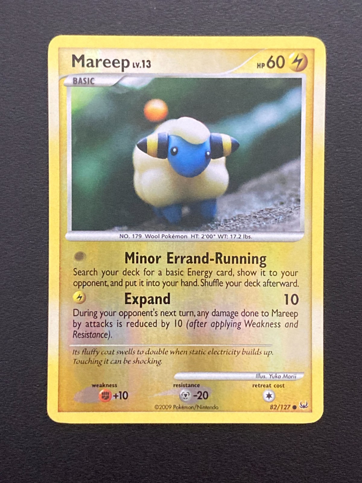 Pokémon TCG - NM/M Mareep Reverse Holo 82/127 Platinum