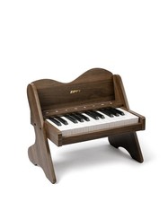 Kids Piano Keyboard 25 Keys Digital Piano With Touch Sensitive Control Walnut