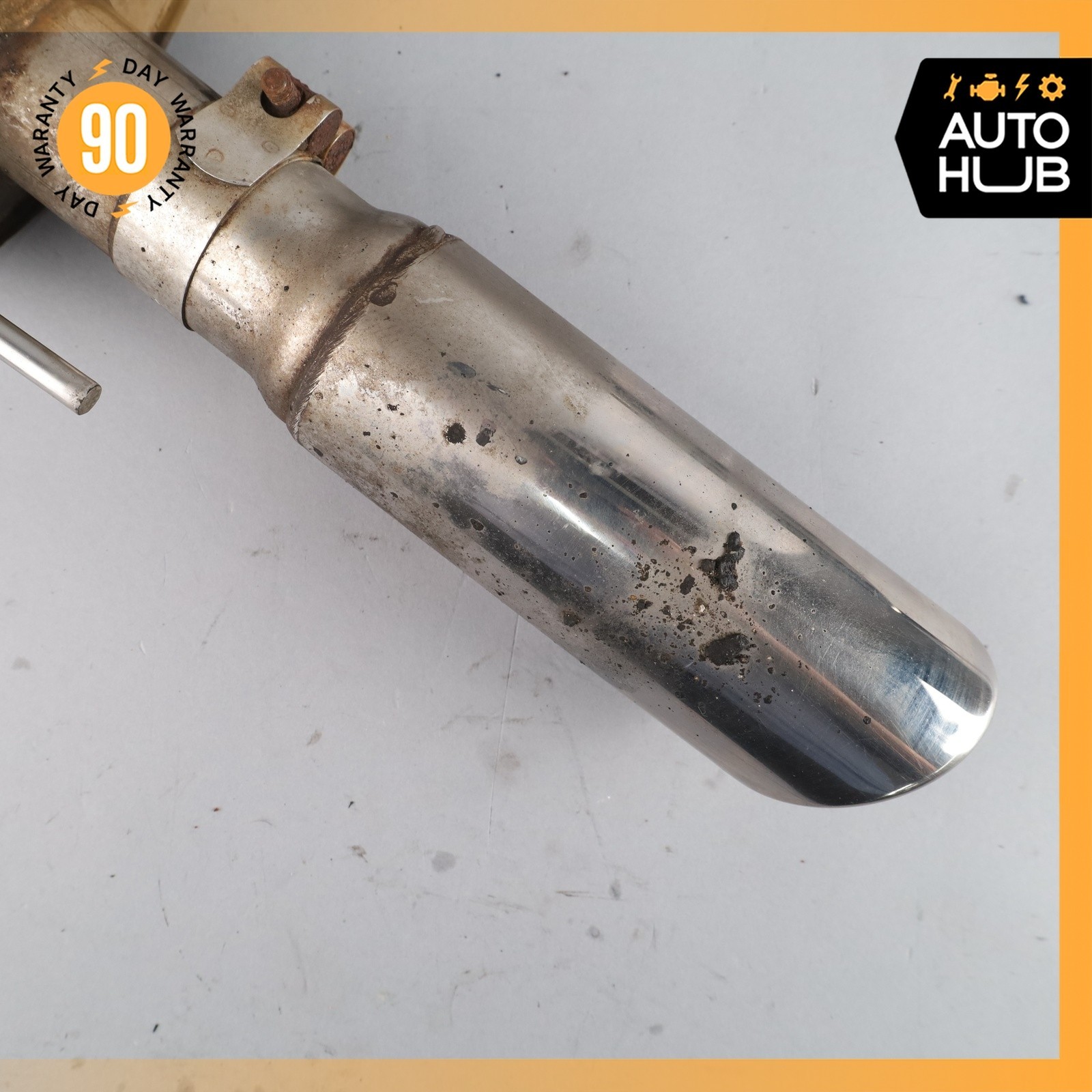 00-04 Aston Martin DB7 Vantage Left & Right Side Exhaust Mufflers Set OEM 38k