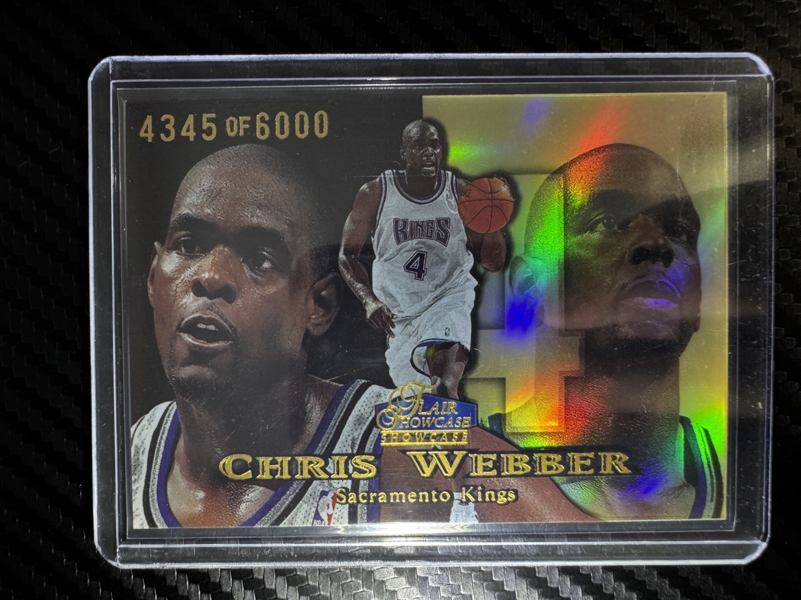 1998-99 Fleer Flair Showcase Chris Webber Row 1 /6000