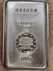 Geiger Edelmatalle 100 Gram Silver Bar .999 Silver