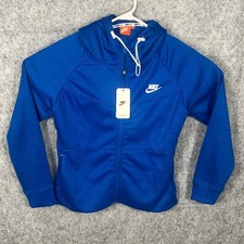 Nike Sportswear Boys Full Zip Hoodie Royal Blue Youth XL Cotton Poly CVC NWT
