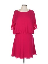 Halston Heritage Women Pink Casual Dress 10