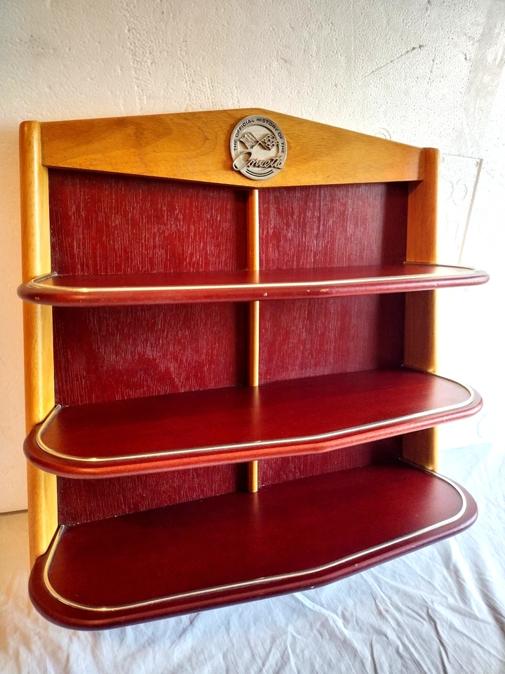Franklin Mint The Officail History Of The Corvette History Wood Display Shelf - Image 4 of 4