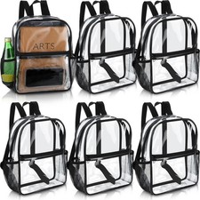 Sweetude 6 Pcs Clear 11.4 x 9.5 x 5.1 inches ...