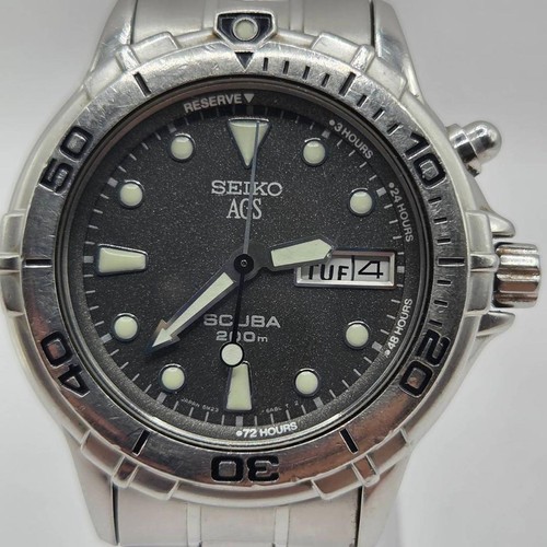 Seiko AGS Scuba 200m Diver's Watch Used From Japan - Gem