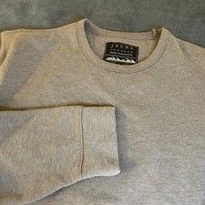 JACHS New York Sweatshirt Pullover Premium Outdoor Brown Stretch Men Extra Large