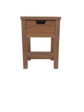 Any size solid oak small bedside table storage display bedroom living room 