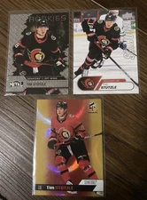 21-22 Metal Holo Grfx UD Tim Stutzle RC #140 #23 #HG3 SENATORS STAR