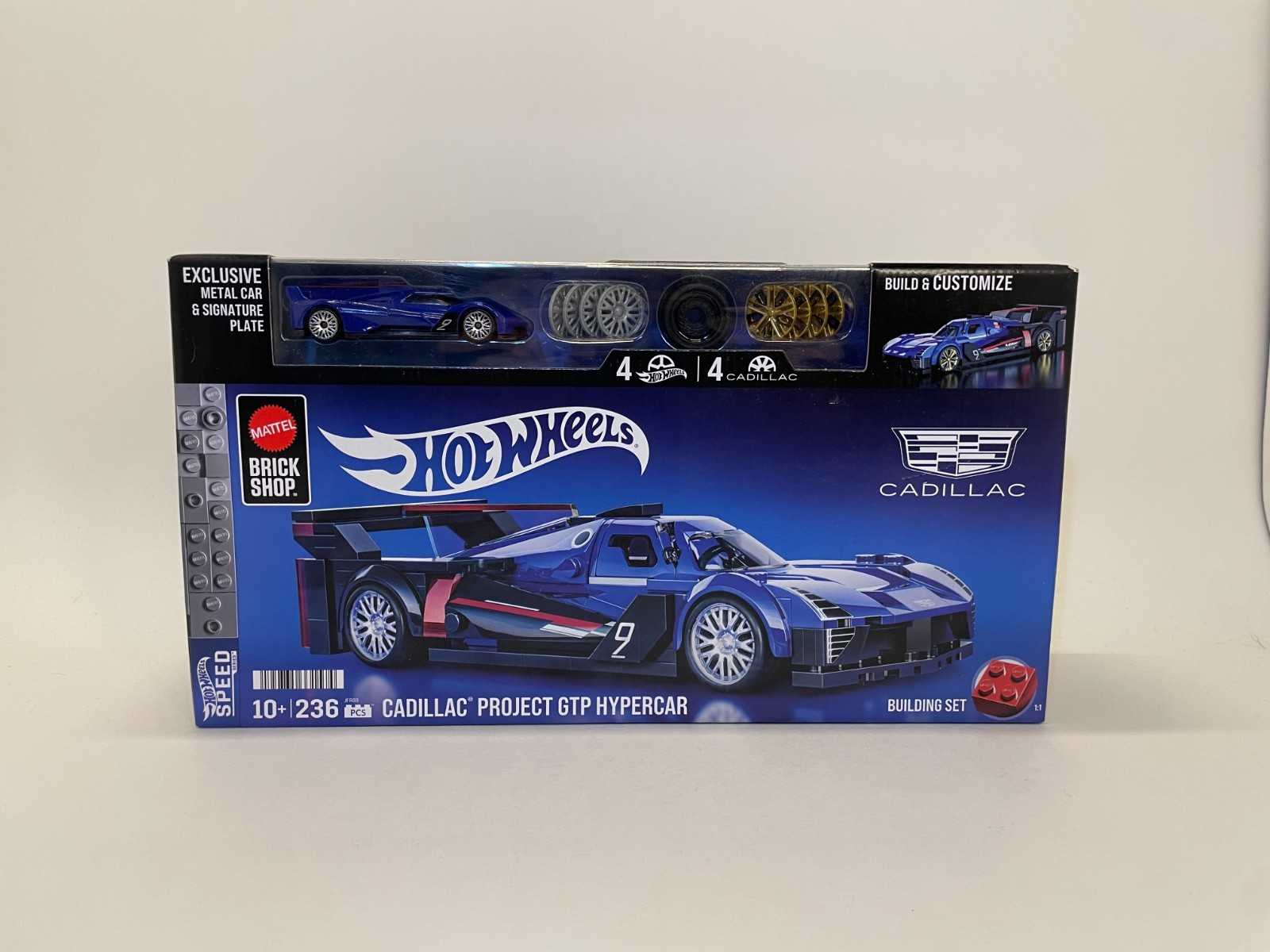 Hot Wheels Mattel Brick Shop Cadillac Project GTP Hypercar 236 Pieces New 2025