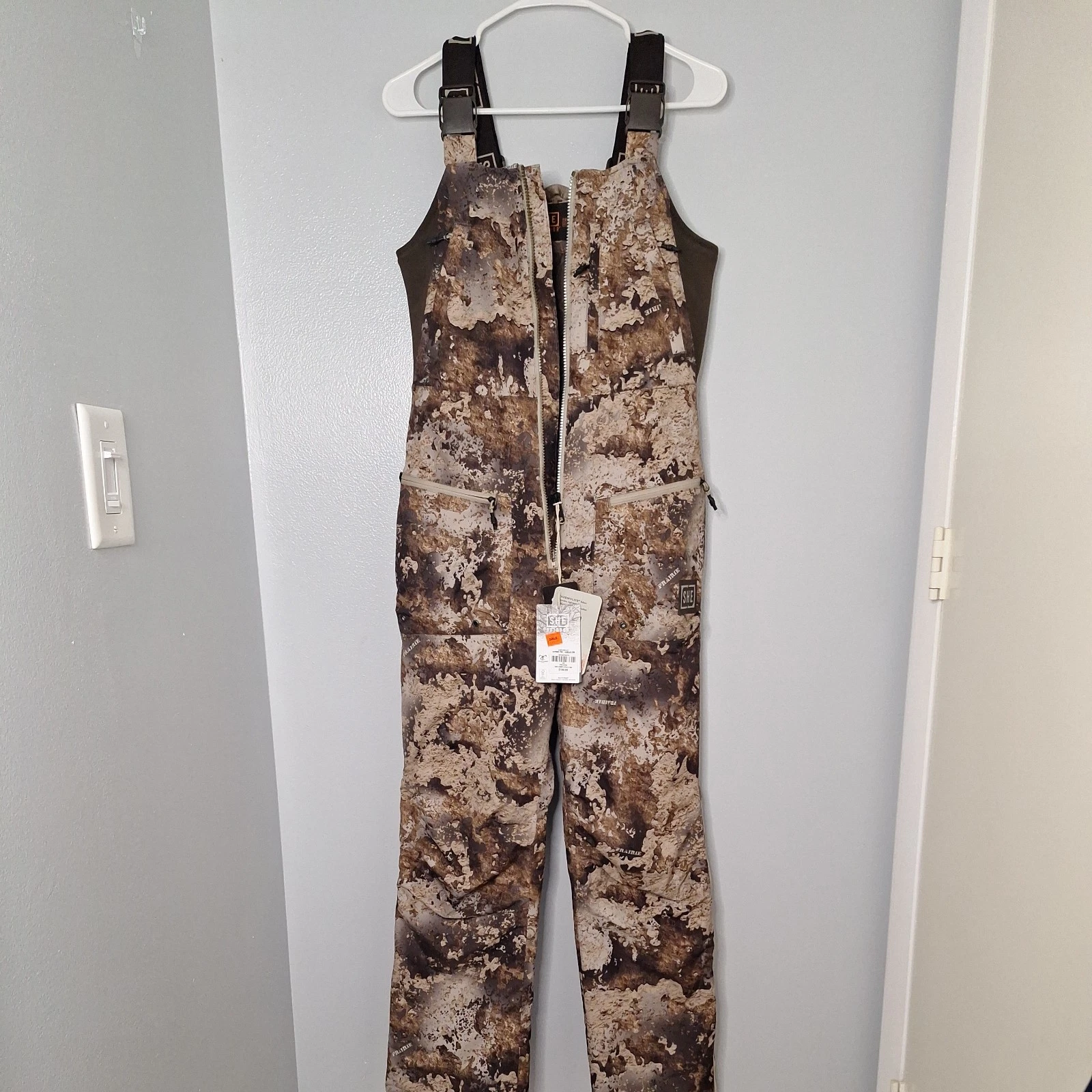 *Broken Front Zipper* SHE Outdoor Insulated Bib Women's Size XS TrueTimber