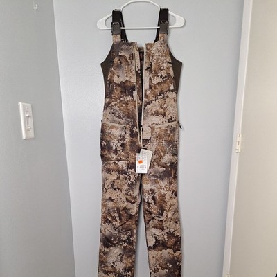 *Broken Front Zipper* SHE Outdoor Insulated Bib Women's Size XS TrueTimber