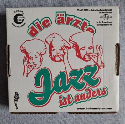 CD Die Ärzte - Jazz ist anders, 2007 mit Tophit ''Junge'', als Pizzabox, 16 Songs