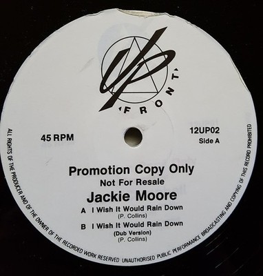 Jackie Moore  - I Wish It Could Rain Down (12'', Promo)