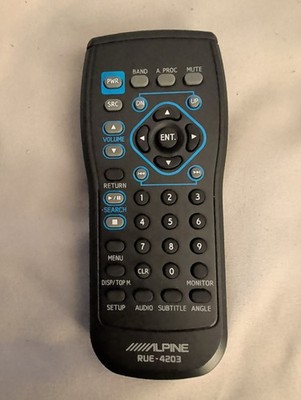 Alpine RUE 4203 Remote Control for Car Audio DVD Monitor Receiver  Tested OEM