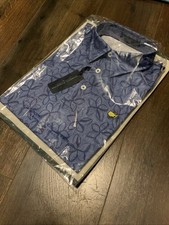 🌸2026 Blue Azalea Masters Clubhouse Collection Polo Men’s Medium Italy🌸
