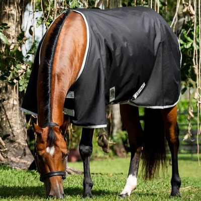 HORSEWARE IRELAND Blk/Silver Amigo Ripstop 900D Quarter Horse Plus Turnout 100g