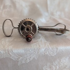 Vintage Betty Taplin Egg Beater Mixer 5.5 Inches Mini Metal Handle