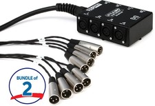 Hosa Little Bro' 8x0 Sub Snake 2 Pack - 50 foot