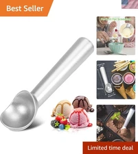 Sleek Aluminum Ice Cream Scooper - 7 Inches, Dishwasher Safe for Easy Use