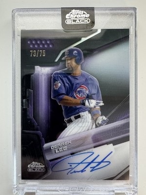 2026 Topps Chrome Black Derrek Lee Auto /75