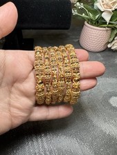 Brand new 6pcs Gold plated bangles set Size: 2.8  
