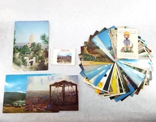 Lot of 47 Vintage w/ 3 Oversized POSTCARDS - 1930s - 1960s Motel, Travel, Mines