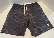 NWOT VUORI KORE MEN'S SHORTS LINED 7" BLACK CAMO SIZE S