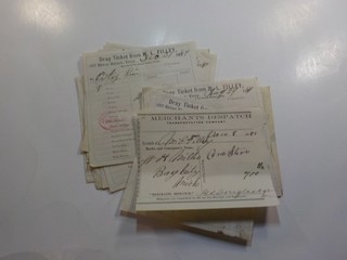 11 Antique Documents 1800s Troy New York Shipping Papers Lot History American