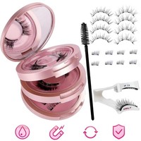 16Pcs Magnetische Wimpern Ohne Eyeliner Magnet KüNstliche Wimpern Set FüR Frauen