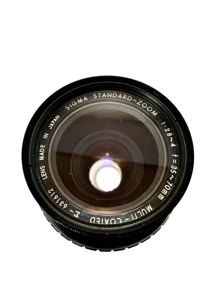 Lente Sigma Standard-Zoom 35-70 mm f/2,8-4 + 2x Teleconvertidor (montaje Minolta MD) Foto 2 de 3