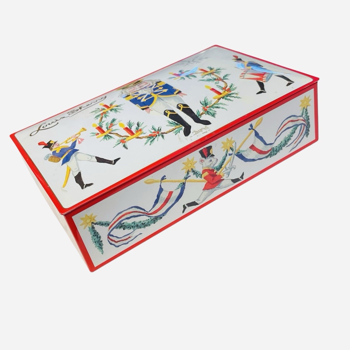 Louis Sherry Nutcracker Holiday Tin Box EMPTY 6.25x4x 2 Inches | eBay