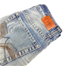 Axe & Crown Men's Denim Slim Fit Boot Cut Jeans 33x32 Blue