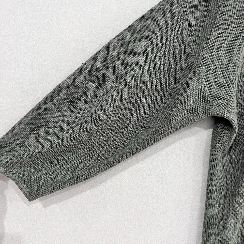 Eileen Fisher Cardigan Womens XL Gray Open Front 3/4Sleeve Linen Blend Lightweig - Image 3 of 4