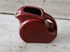 Fiesta Mini Disk Pitcher Deep Red Cinnabar 5 oz