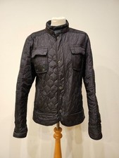 Firetrap BlackSeal Black Quited Jacket - M