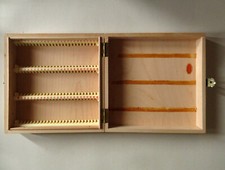 Diakasten von Hama aus massivem Holz für 150 Dias-kompakt 21x21x6cm