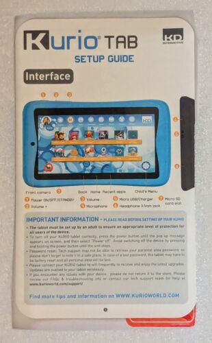 NEW IN BOX - KURIO TAB CONNECT - CHILDREN'S TABLET - PRELOADED WITH GAMES, ETC - Picture 4 of 4