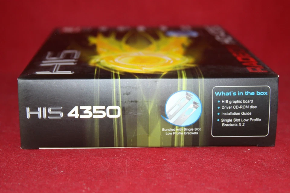HIS ATI Radeon HD 4350 512MB 64BIT DDR3, AGP Graphics Card. (H435F512HA) - Image 4 of 4
