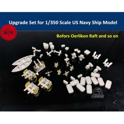 CYE012 Upgrade Set for 1/350 US Navy Ship Model(Bofors Oerlikon Raft Anchor)