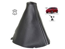 Schaltmanschette Schaltsack Fur Volkswagen UP! 2011-16 Leder Naht Weiss